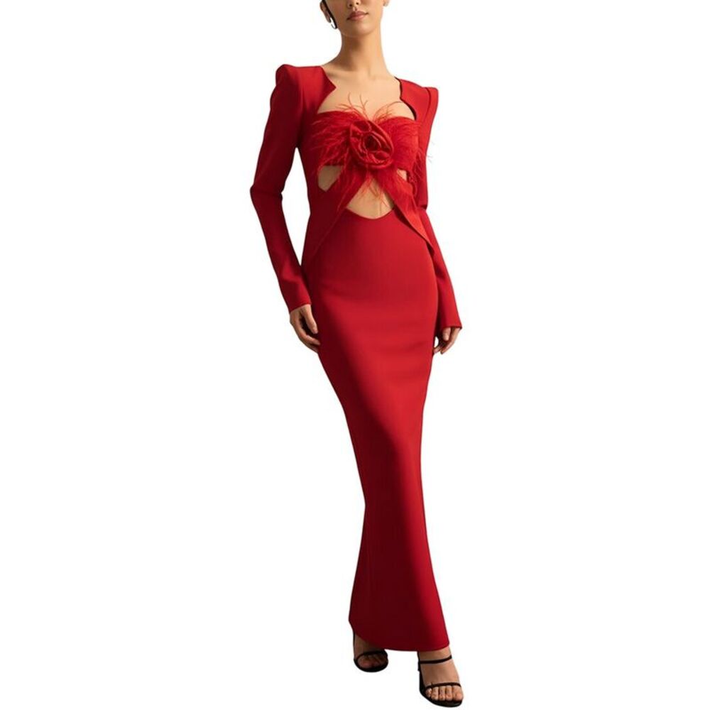 Camila Blanco Womens  Maxi Dress